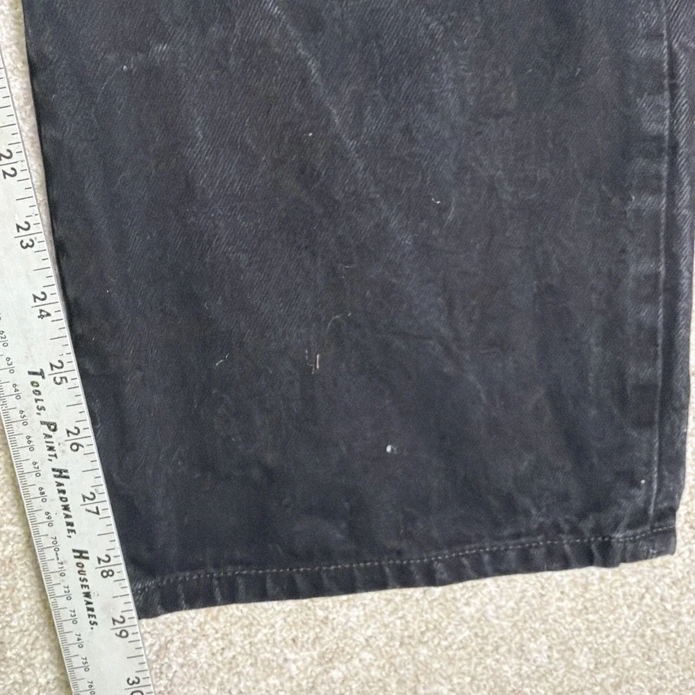 Levis 501 Button Fly Black Jeans Mens‎ 40 X 30 (FITS 37 X 29) Cotton Denim